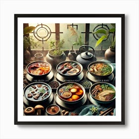 Sovereign Flame Taoist Soup Broth Art Print