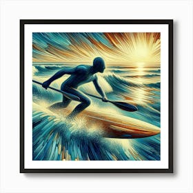 Surfer Art Print