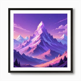 Mountain Landscape Art Print