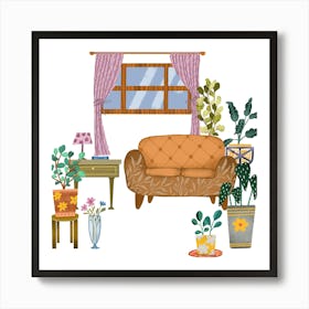 My cozy room Art Print