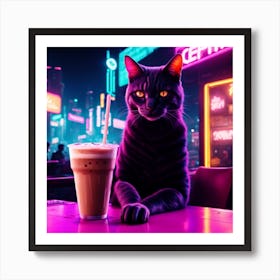 Cosmic Cafeine 16 Art Print