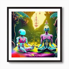 Psychedelic Painting 1 Art Print