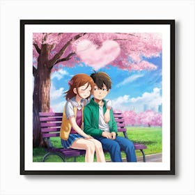 Cherry Blossoms 1 Art Print