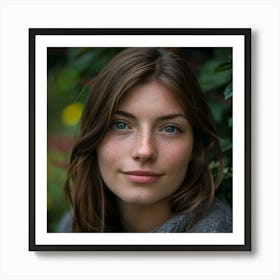 Portrait Of A Young Woman 12 Art Print