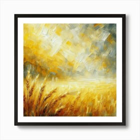 Golden Wheat Field 2 Art Print