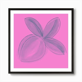 Lemon Pink Bright 2 Art Print