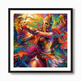 Sparta Warrior Art Print