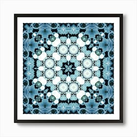 Abstraction Watercolor Blue 2 Art Print