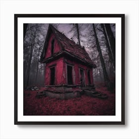 Abandoned House In The Woods Art Print