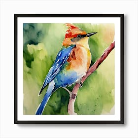 Watercolor Bird (2) Art Print