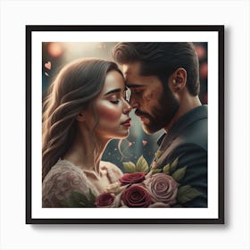 Roses are Red Art Print