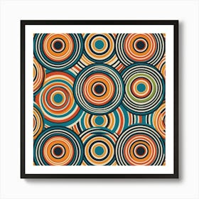 Abstract Circles 6 Art Print