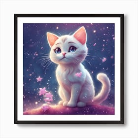 Adorable kitten Art Print