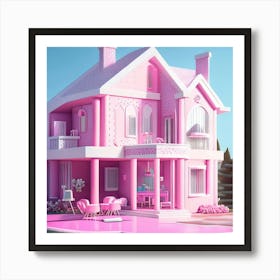 Barbie Dream House (567) Art Print