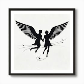 Angel Wings Art Print