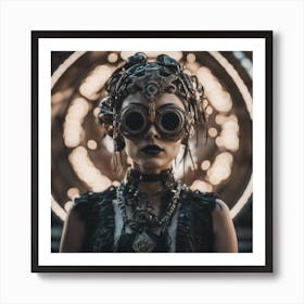 Solarpunk Gothic #9 Art Print