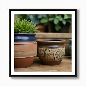 Default Create Unique Design Of Antique Pots 2 Art Print