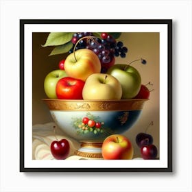 Fruit Bowl Art Print