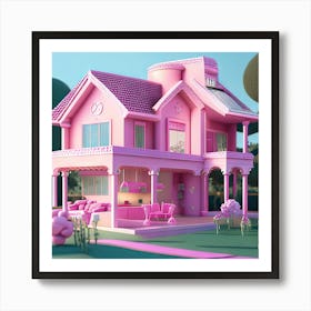 Barbie Dream House (870) Art Print
