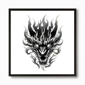 Dragon Head 4 Art Print