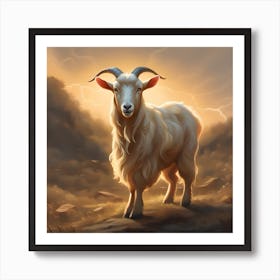 Guernsey Golden Goat Art Print