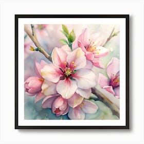 Blossoming Cherry Blossoms Art Print