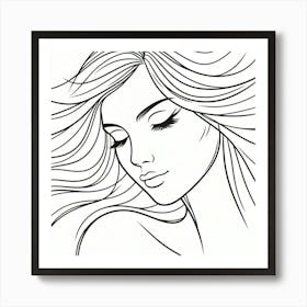 Portrait Of A Woman 2 Art Print