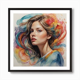 "Whirlwind of Beauty and Thoughts" Art Print