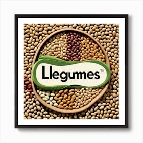 Legumes As A Logo (66) Art Print