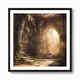 Fantasy Painting 18 Art Print