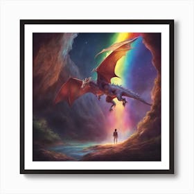 Huge dragon Art Print