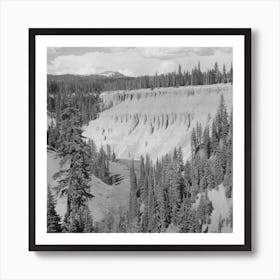 Untitled Photo, Possibly Related To Crater Lake National Park, Klamath County, Oregon Art Print