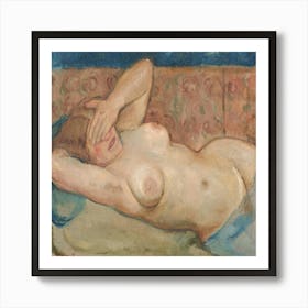 Reclining Nude (Shy) By Cyprián Majerník Art Print