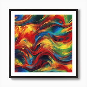 Abstract Art, Rembrandt Style Art Print