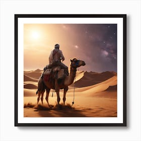 Sahara Desert Landscape Art Print