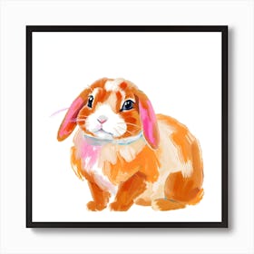 Holland Lop Rabbit 01 1 Art Print