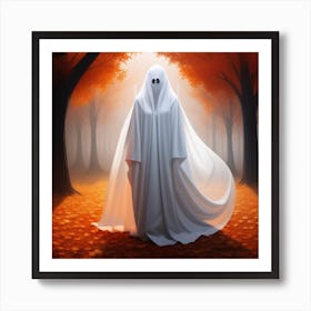 Ghost In The Woods 6 Art Print