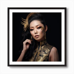 Asian Beauty Art Print