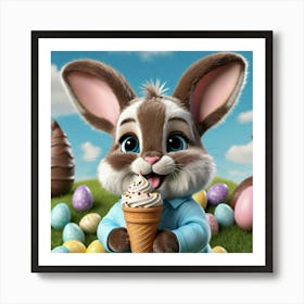 Easter Bunny 1 Art Print