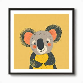 Charming Illustration Koala 1 Art Print