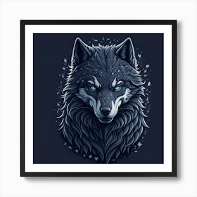 Grey Wolf 2 Art Print