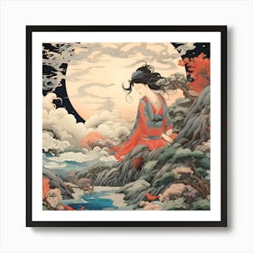 Chinese Woman Art Print