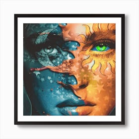 Face Of The Sun Art Print