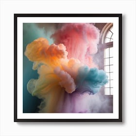 Smoke Art Print