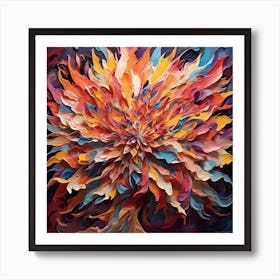 Abstract Tree Of Life Art Print