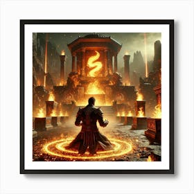 Rite Of The Flame Art Print