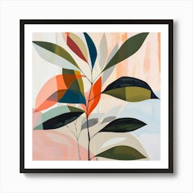 Abstract Plant 4 Art Print