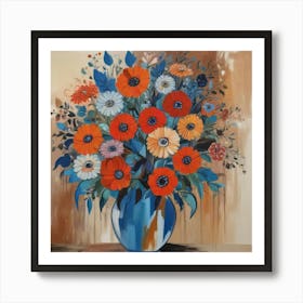 Flowers In A Vase Art Print