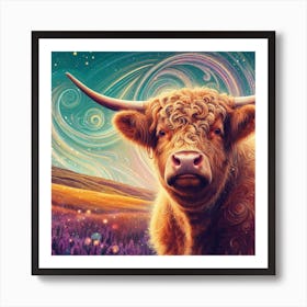 Highland Cow 19 Art Print