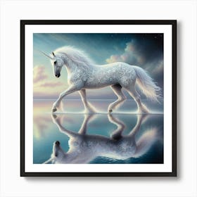 Unicorn - Reflection Art Print